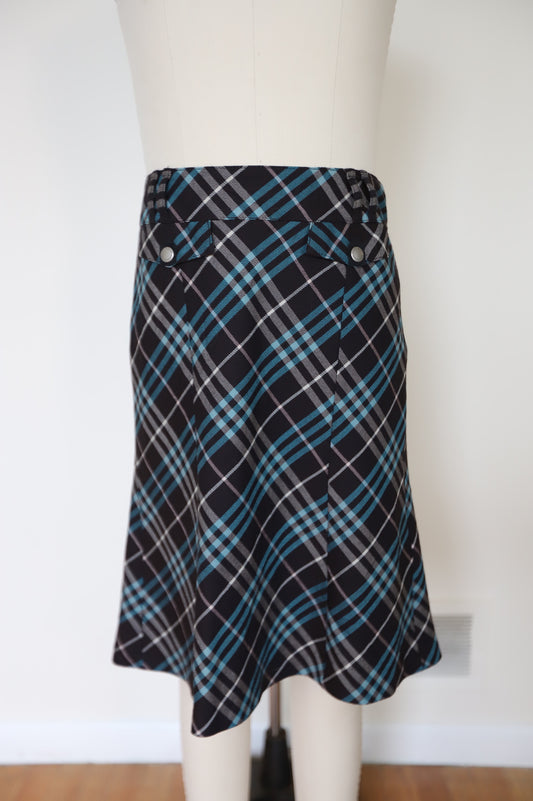 2000s Burberry Plaid Skirt