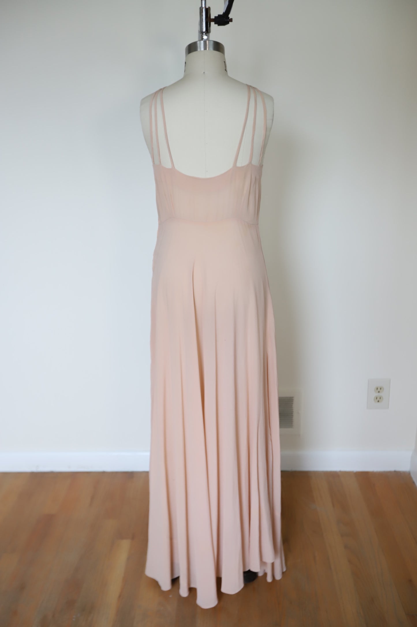 1930s/1940s Silk Chiffon Dress
