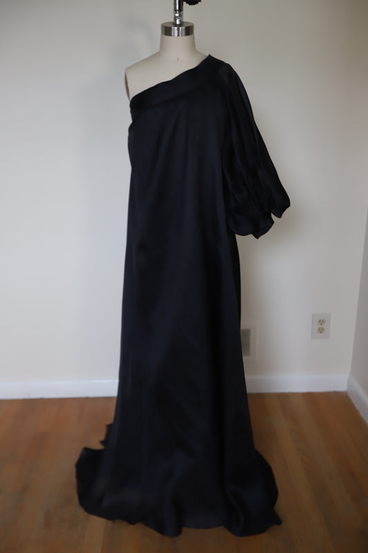 2000s John Galliano for Christian Dior One Shoulder Silk Gown