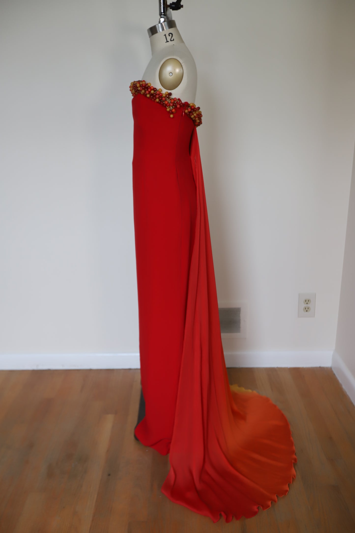 Alma Couture Strapless Dress