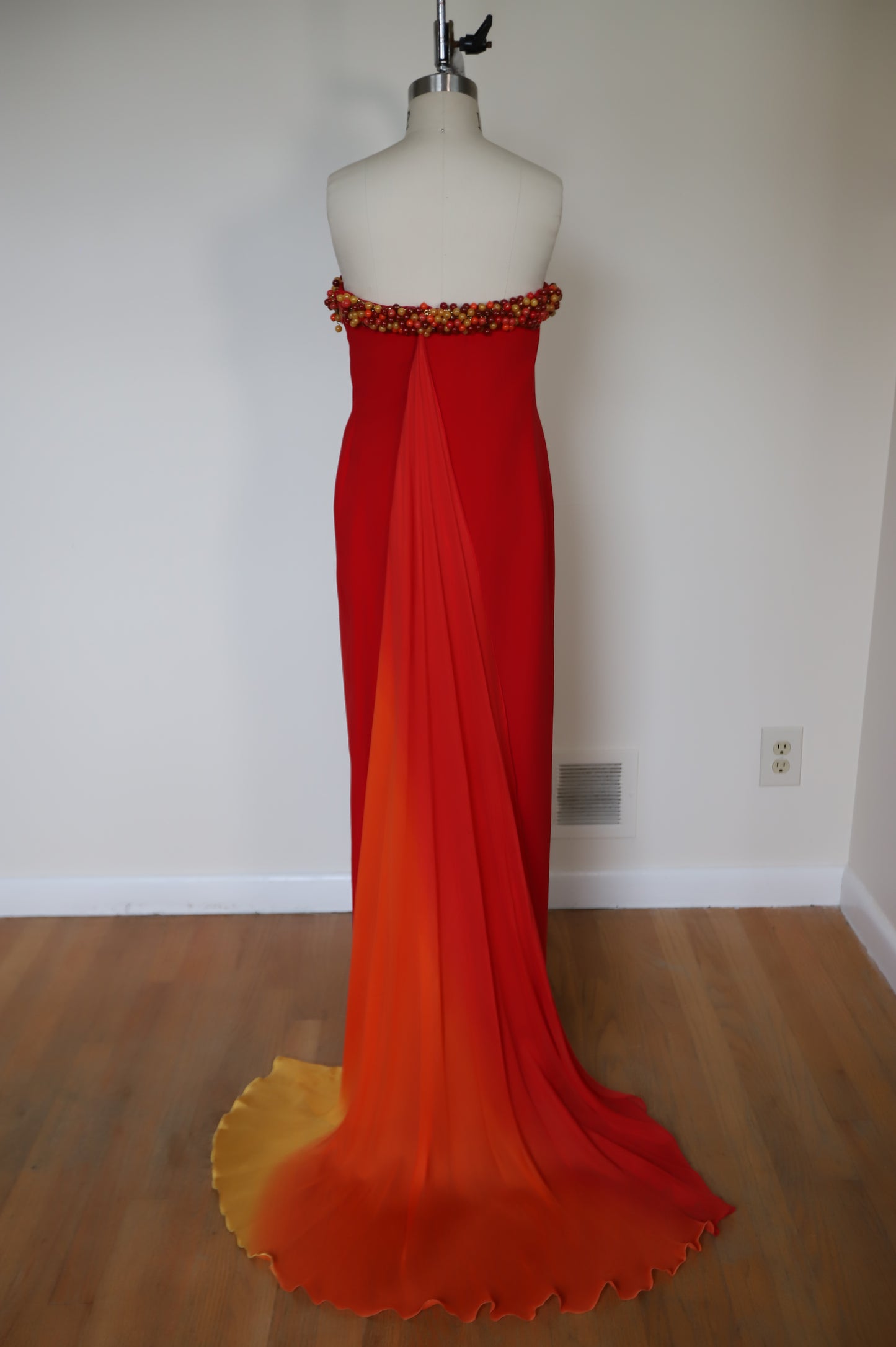 Alma Couture Strapless Dress
