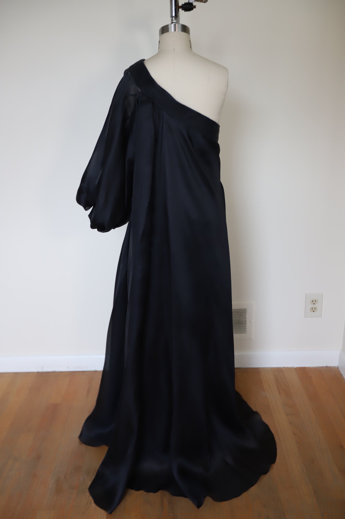 2000s John Galliano for Christian Dior One Shoulder Silk Gown