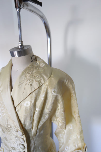 1930s Vintage Brocade Duster Robe