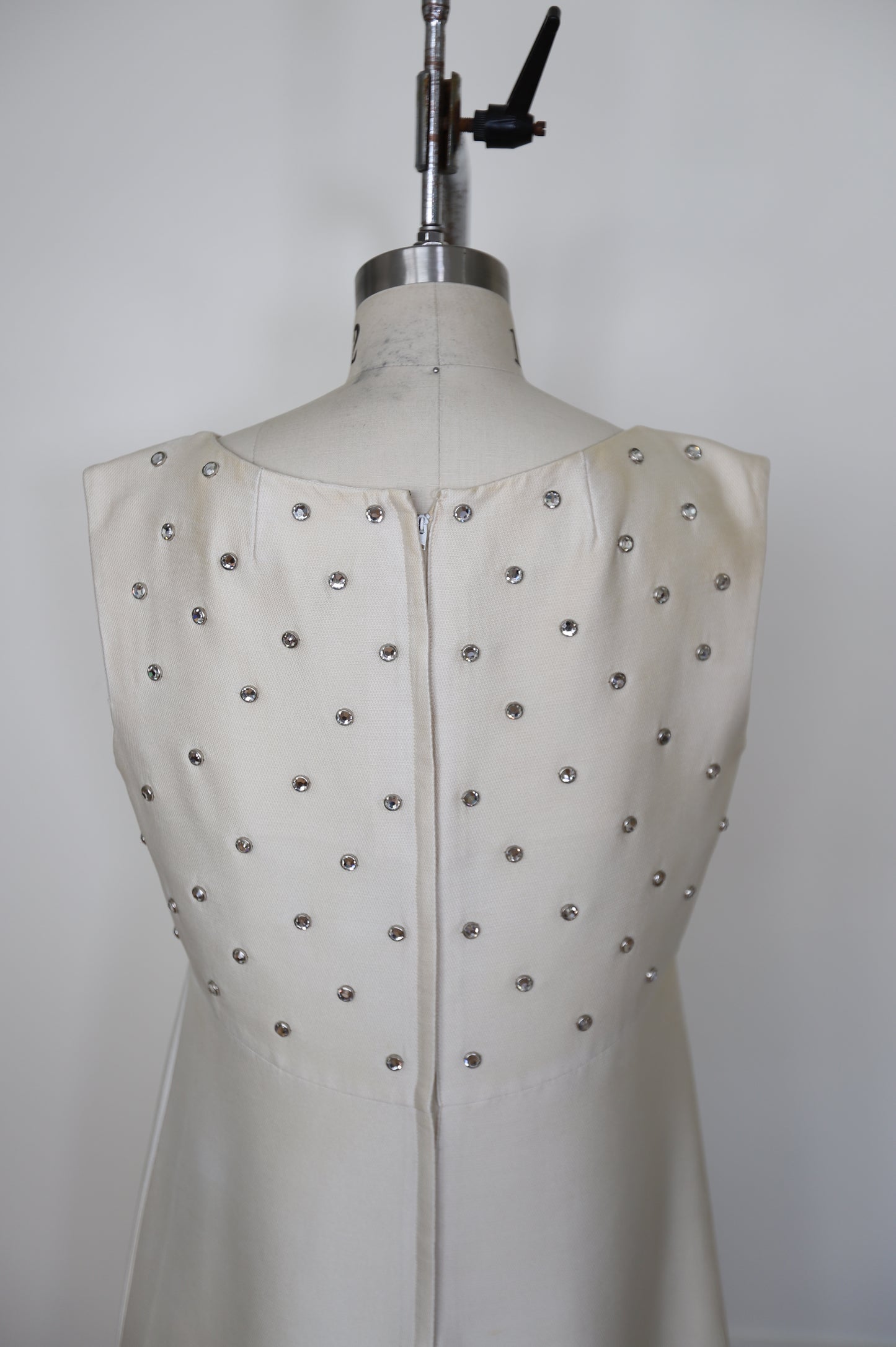 1960's Rhinestone Bow Mini Dress