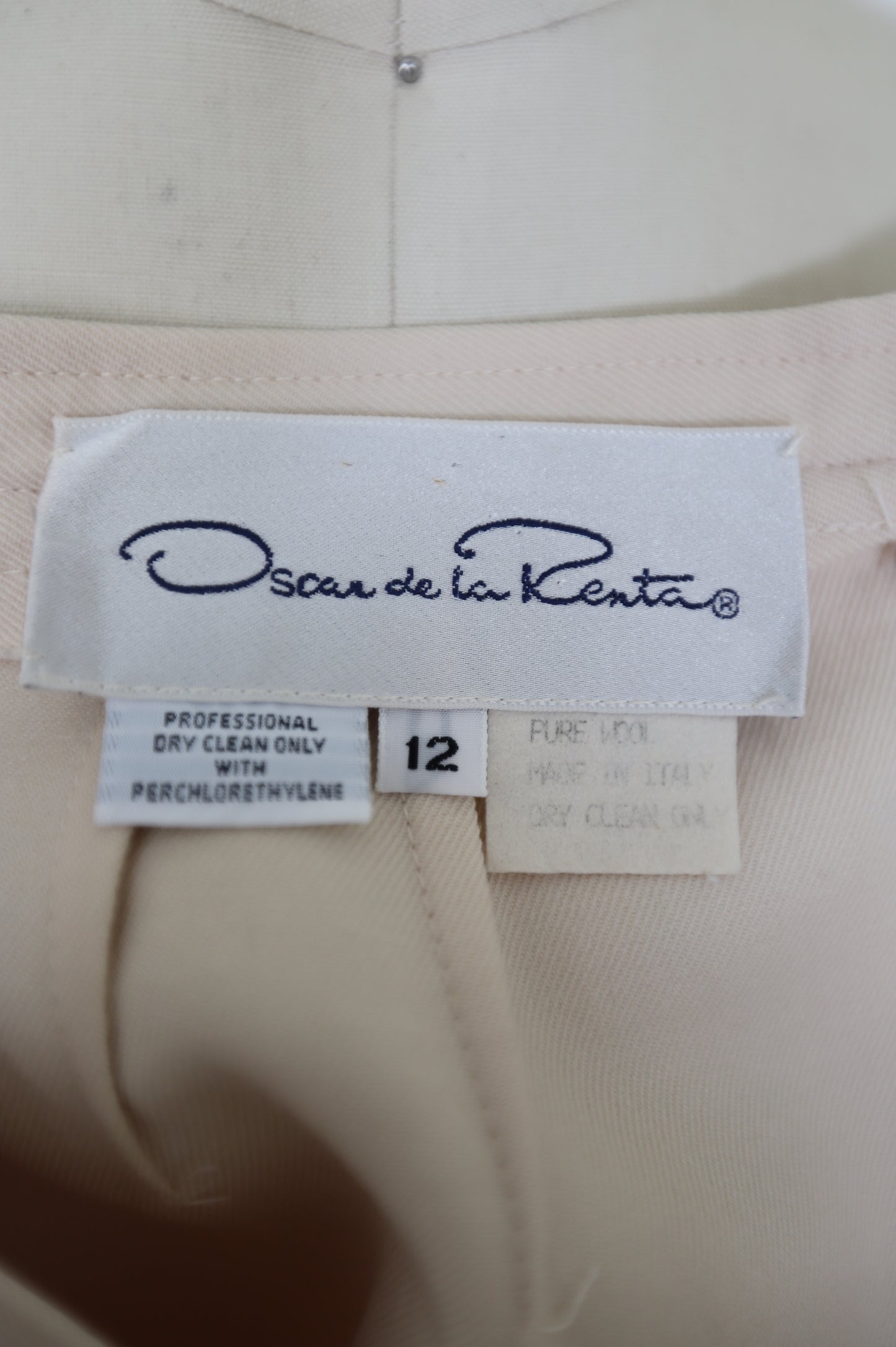 1980's Oscar De La Renta Skirt Suit