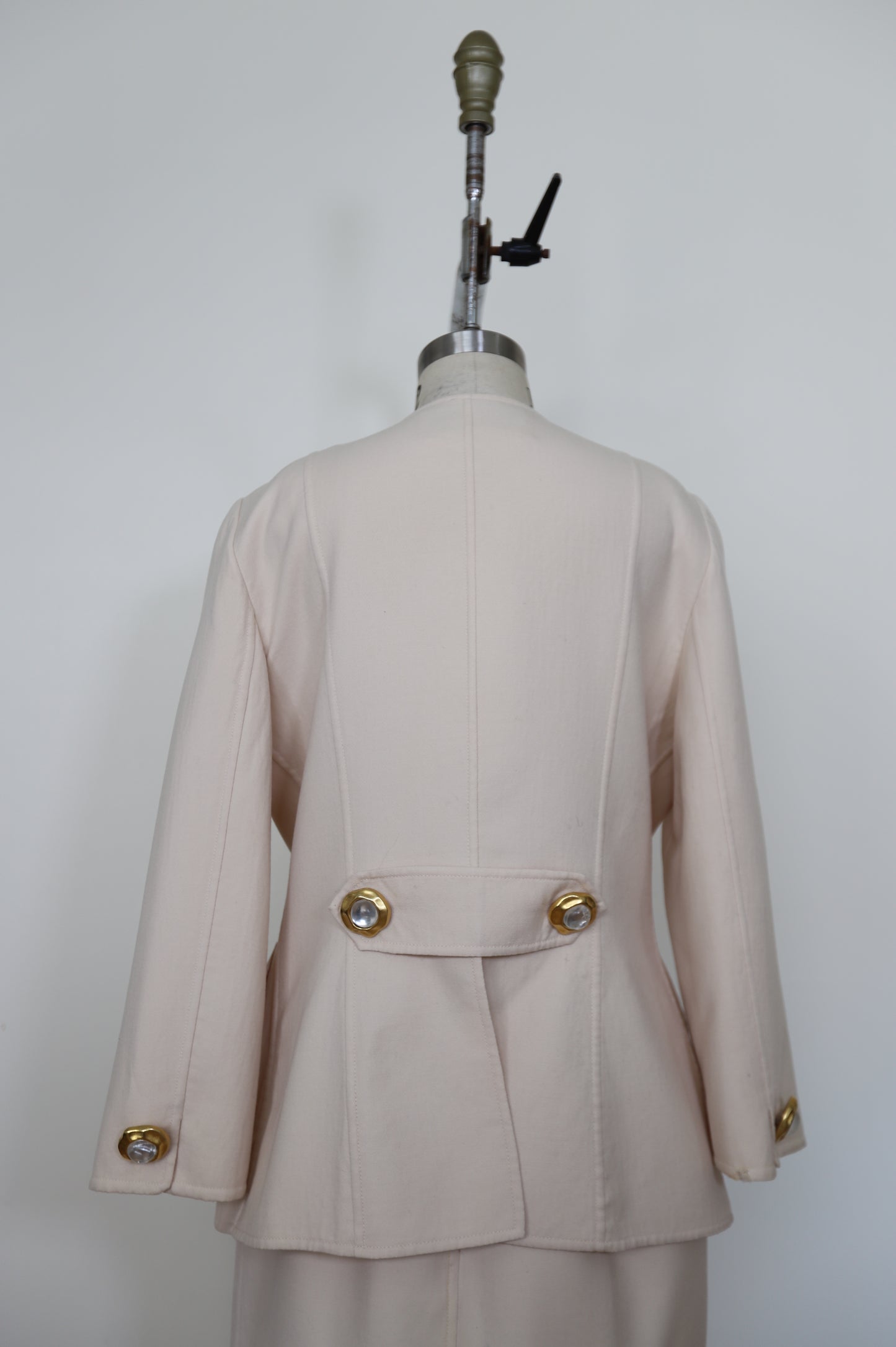 1980's Oscar De La Renta Skirt Suit