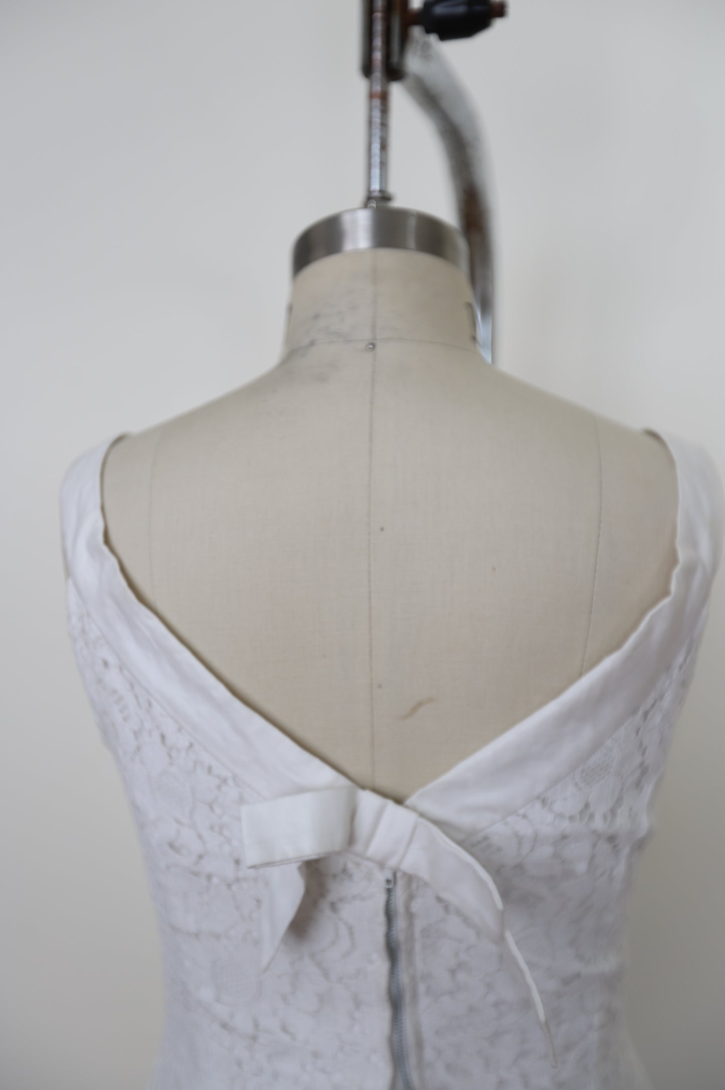 1950's Johnny Herbert Lace A Line Tea Dress