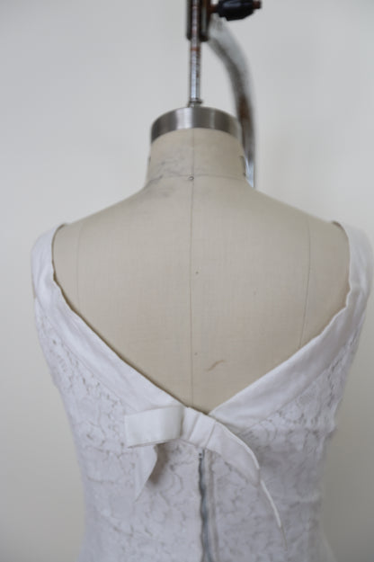 1950's Johnny Herbert Lace A Line Tea Dress