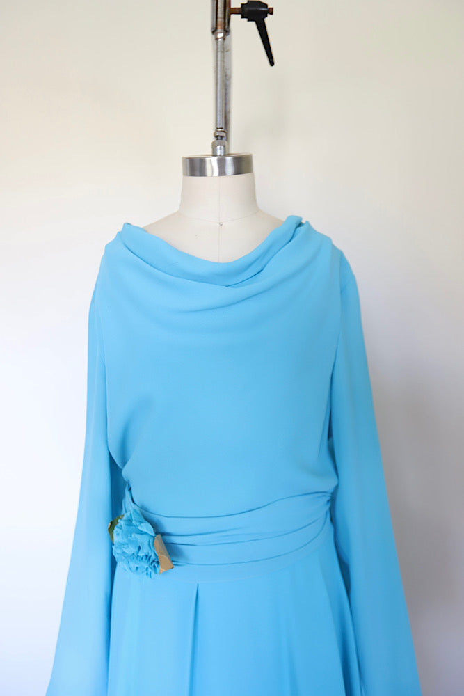 1960s Shawl Dress